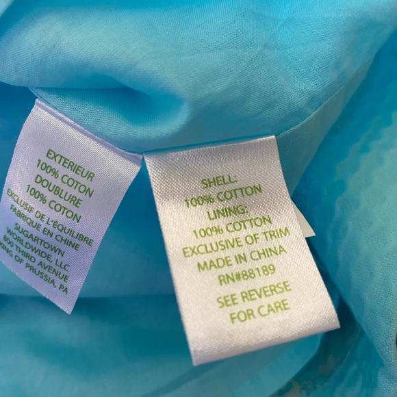 Lilly Pulitzer women’s turquoise sleeveless dress - Picture 16 of 16